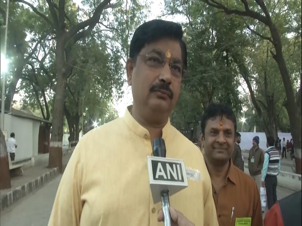 Bharatiya Janata Party candidate from Ahmedabad's Vejalpur, Amit Thaker (Photo:ANI)