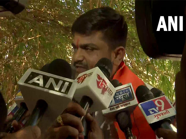 BJP Candidate Viramgam seat Hardik Patel (Photo/ANI)