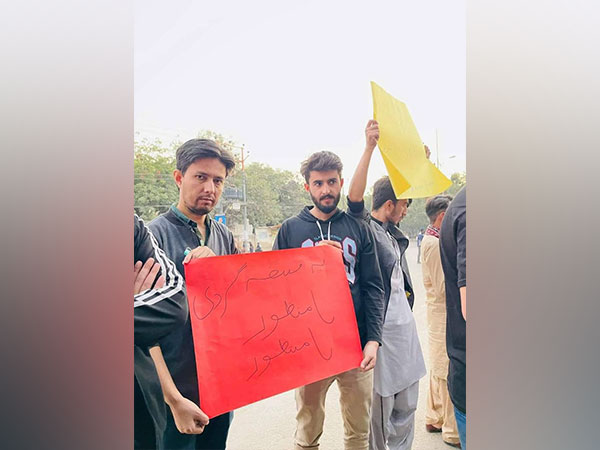 Protest against illegal demolition of houses for flood-affectees in Gilgit