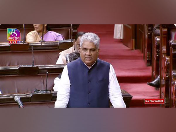 Union Environment Minister Bhupender Yadav (Photo/Sansad TV)