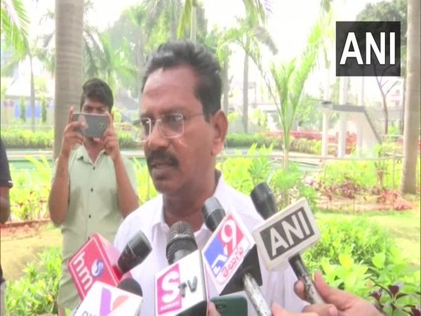 Rambabu, Swimming pool academy supervisor (Photo/ANI)