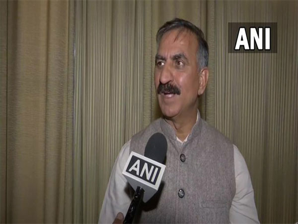 Congress leader Sukhvinder Singh Sukhu (Photo/ANI)