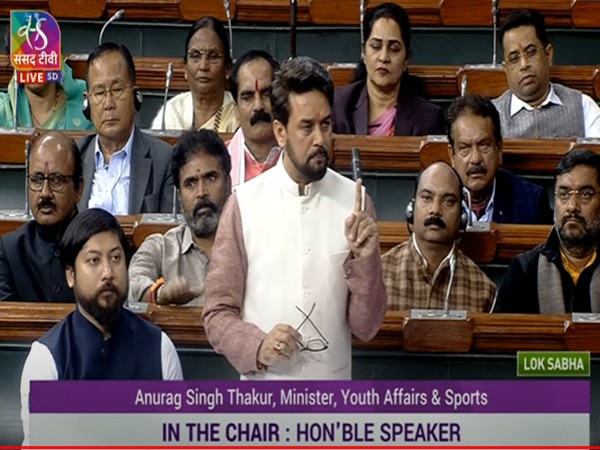 Anurag Thakur. (Photo- Sansad TV)