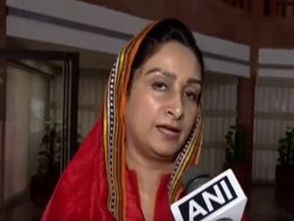 Former union Minister Harsimrat Kaur Badal (File Photo/ANI)