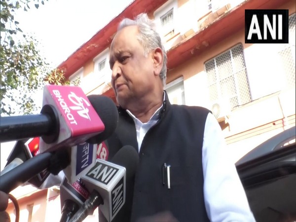  Rajasthan Chief Minsiter Ashok Gehlot (photo/ANI)