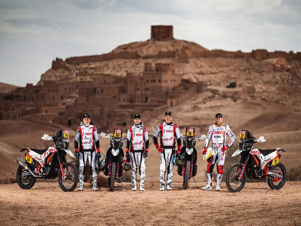 Hero MotoSports Team Rally drivers (Image: Team Hero MotoSports)