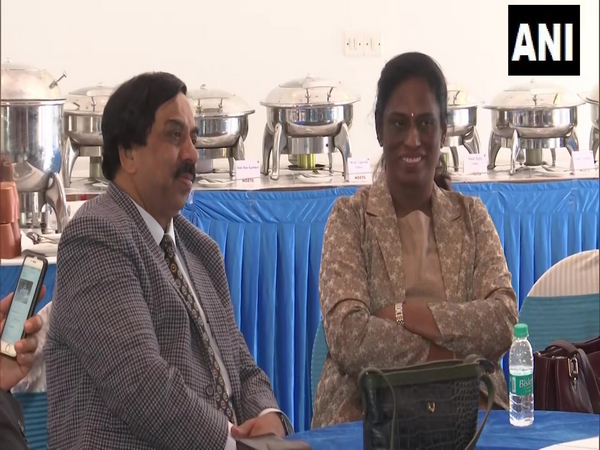 PT Usha (Right) after being elected as IOA president (Image: ANI)