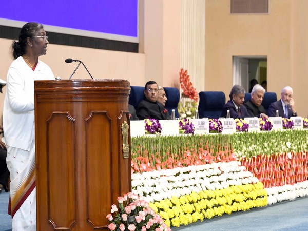 President Droupadi Murmu addressing Human Rights Day Celebrations (Source: Twitter/@rashtrapatibhvn)