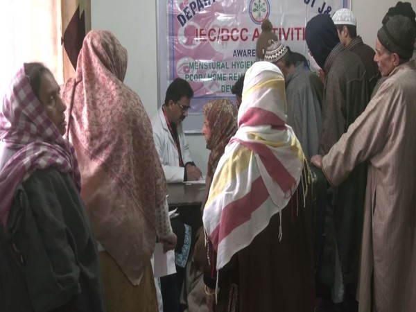 Visual from Free medical camp by Ayush in Srinagar