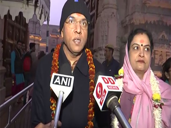 Union Health Minister Mansukh Mandaviya at Kashi Vishwanath Temple (Photo/ANI) 