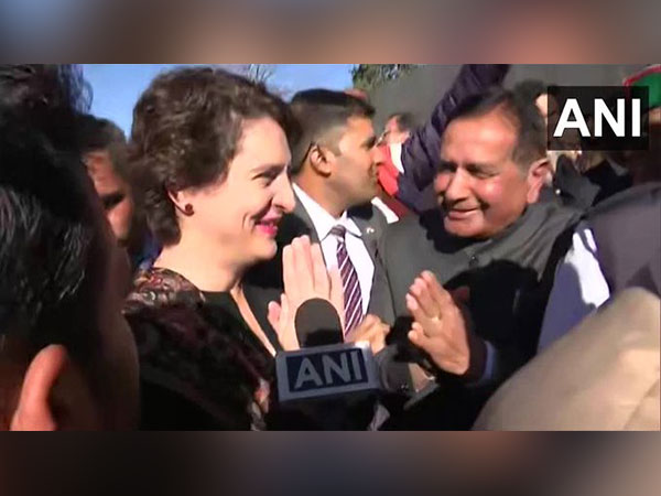 Congress General Secretary Priyanka Gandhi Vadra in Shimla, Himachal Pradesh (Photo/ANI)