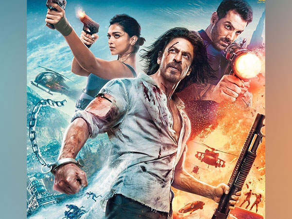 Shah Rukh Khan, Deepika Padukone and John Abraham in 'Pathaan' poster (Image Source: Instagram)
