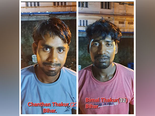 Kochi Police arrested two Bihar native (Photo/ANI)