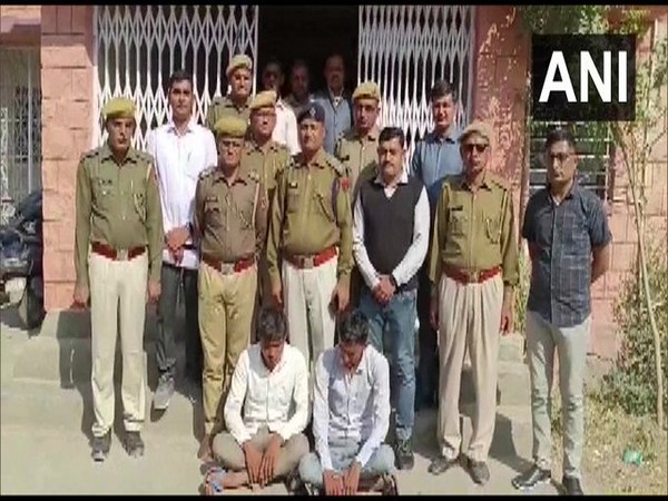 Rajasthan Police team along with accused persons (Photo/ANI)