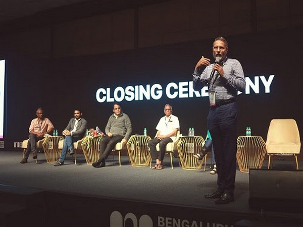 Dr Chenraj Roychand speaking at Bengaluru Design Festival  