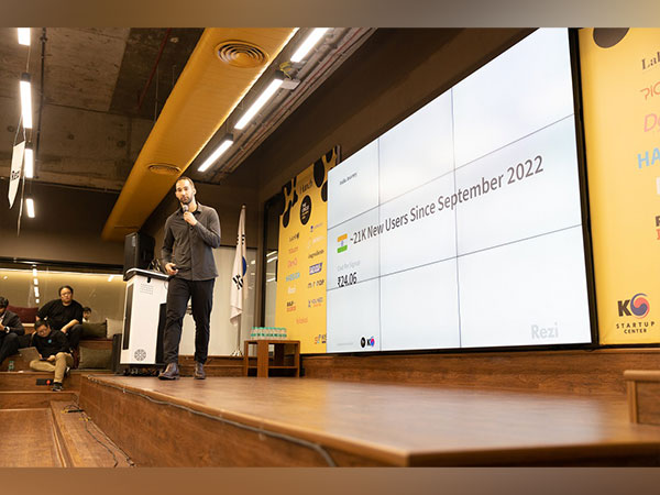 Jacob Jacquet, Founder & CEO, Rezi pitching at The Circle FC-KSC India Demo Day 2022