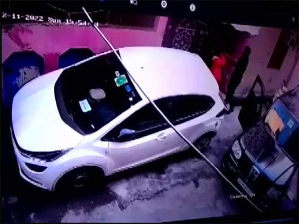CCTV footage of the incident. (Photo/ANI)