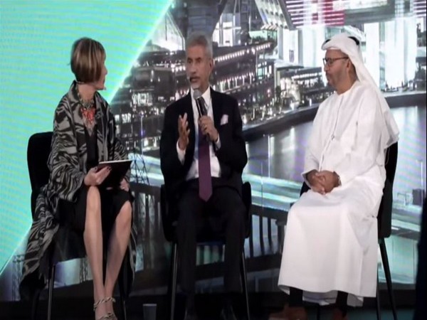 External Affairs Minister Dr S Jaishankar at at India Global Forum in Abu Dhabi.