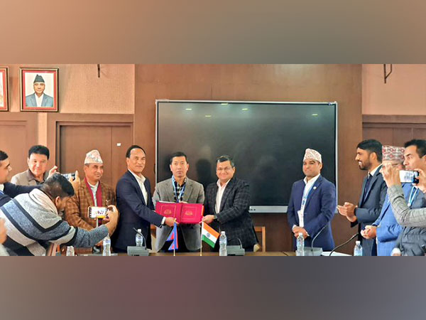 Indian Embassy, Nepal government sign MoUs for three projects (Image Credit: Twitter/@IndiaInNepal)