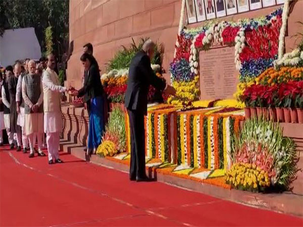 Vice President Jagdeep Dhankhar pays tribute to security personnel who lost their lives in the 2001 Parliament attack (Photo/ ANI)
