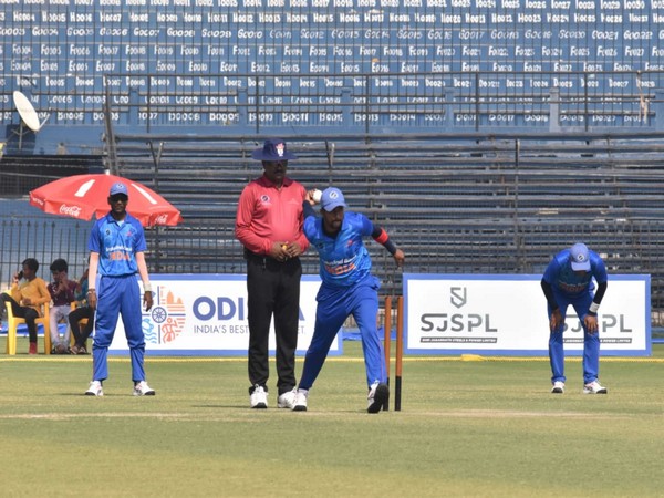 Indian Blind team in action against Bangladesh during Blind T20 World Cup (Image: CABI)