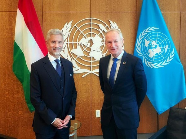 External Affairs Minister S Jaishankar met United Nations General Assembly President Csaba Korosi in New York on Tuesday.