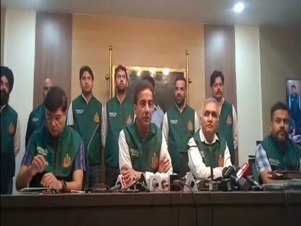 A visual of Delhi Police press briefing (Photo/ANI)