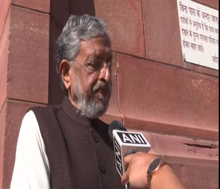 BJP MP Sushil Kumar Modi (Photo/ANI)