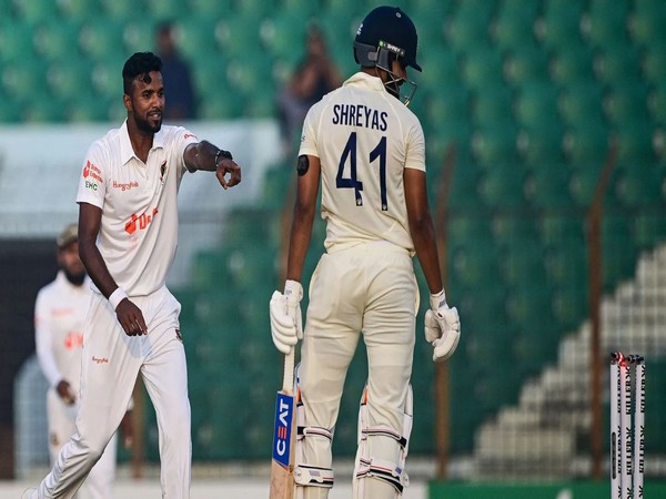 Shreyas Iyer had luck on his side today. (Photo- ICC)