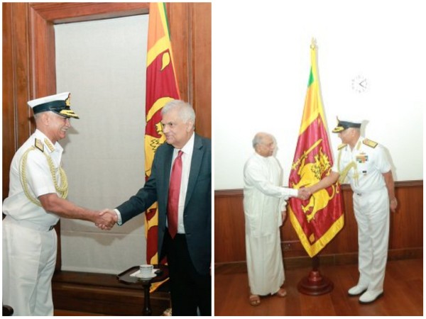 Chief of Naval Staff, Admiral R Hari Kumar met Sri Lanka leadership in Colombo on Wednesday.