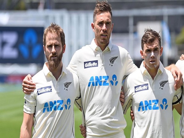 New Zealand's Kane Williamson (Left most) along with Tim Southee (Centre) (Image: New Zealand Cricket)