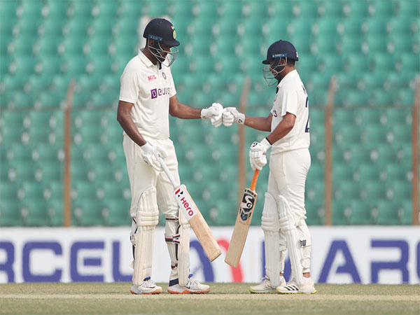 Ashwin, Kuldeep take India to 348/7 at lunch (Photo: BCCI Twitter)