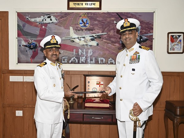 Change of command at INS Garuda. (ANI/Photo)