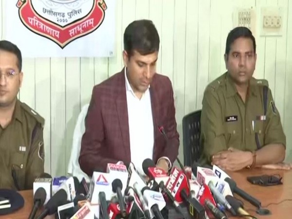 Raipur Senior Superintendent of Police (SSP) Prashant Agarwal (Photo/ANI)