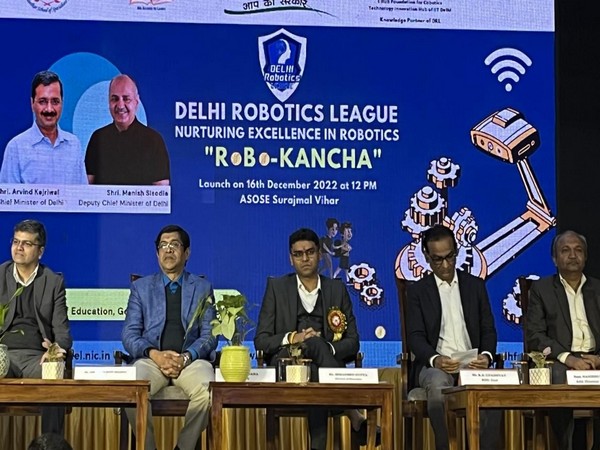 Delhi Robitics League launch event (Photo/ANI)