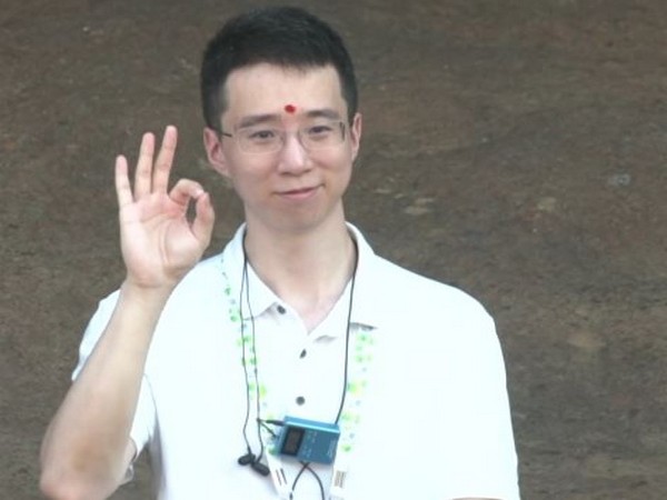 Chinese G20 delegate Hanwen Tang (Photo/ANI)