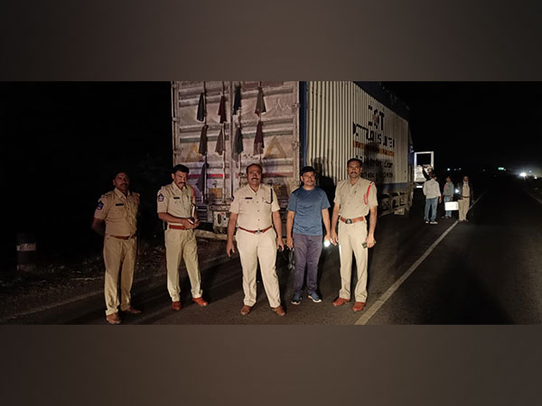 Kurnool Police after the arrest (Photo/ANI)