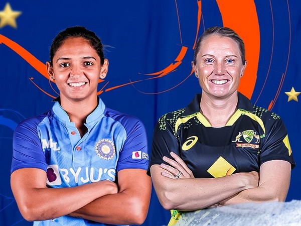 India Women's team captain Harmanpreet Kaur and Australia Women's team captain Alyssa Healy (Image: BCCI Women Twitter)