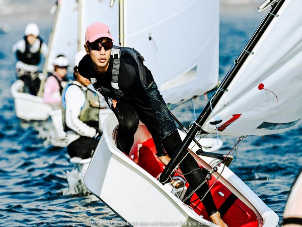 Sailors in action at 2022 Optimist Asian Oceanian Championship (Image: YAI)