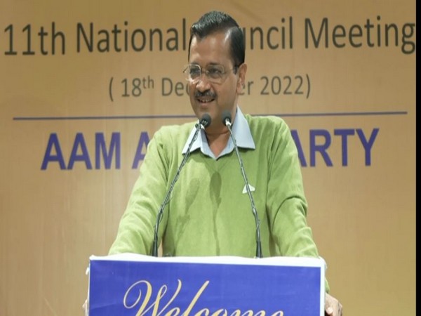 Delhi CM Arvind Kejriwal in the National Council  Meeting. (Photo/ANI)