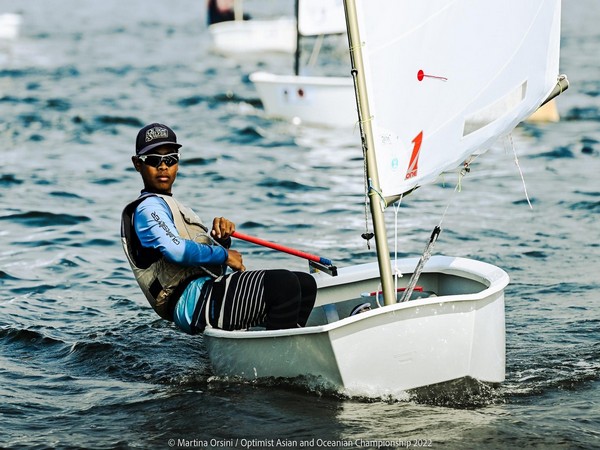Indian sailors in action during 2022 Optimist Asian and Oceanian Championship (Image: YAI)