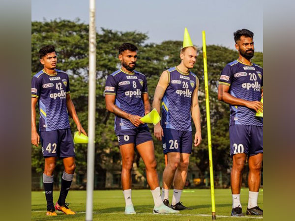 Chennaiyin FC players in practice session (Photo: Chennaiyin FC/ Twitter