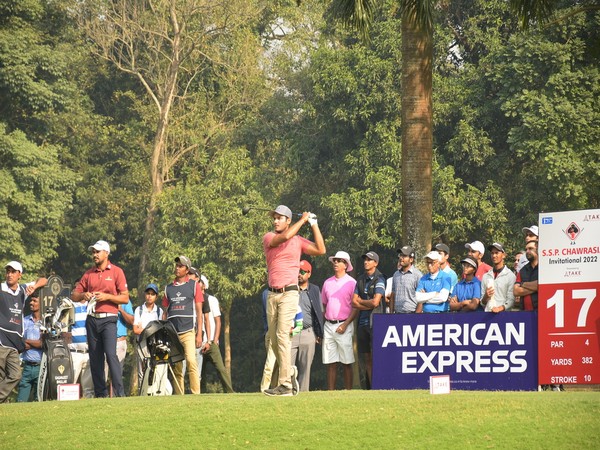 Manu Gandas in action during SSP Chawrasia Invitational 2022 (Image: PGTI)