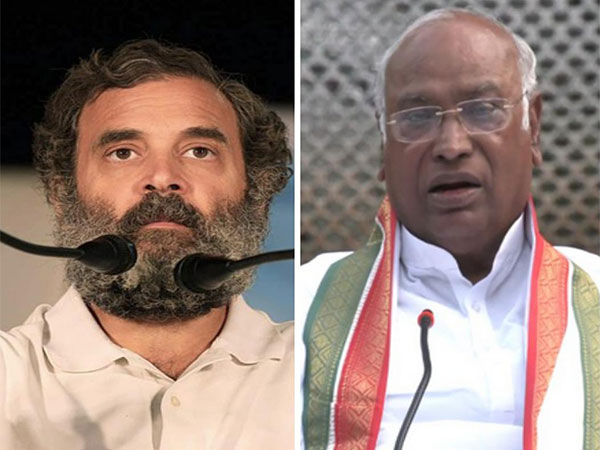 Rahul gandhi and Mallikarjun Kharge (Photo/ANI)