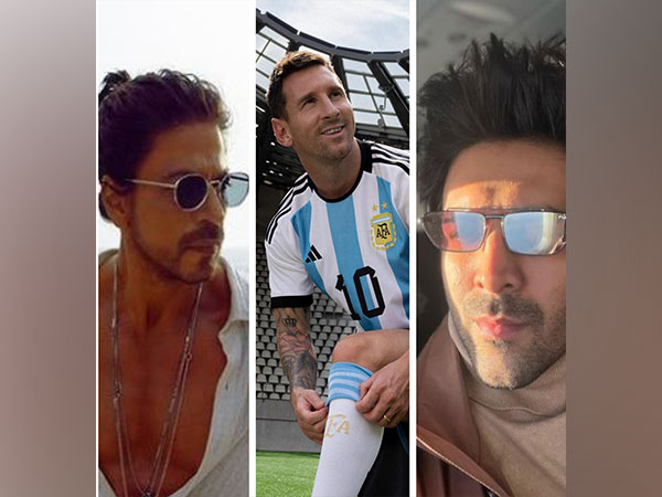 Shah Rukh Khan, Lionel Messi and Kartik Aaryan (Image Source: Instagram)
