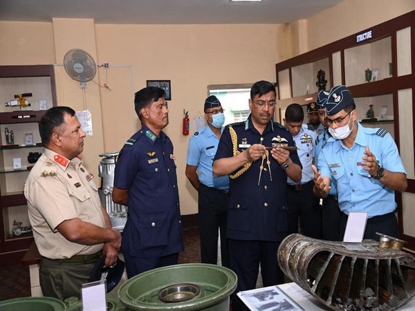Bangladesh Air Force Chief, Air Chief Marshal Shaikh Abdul Hannan (Source: Twitter/ANI)