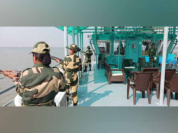 BSF Mahila Praharis in Sundarbans (Photo/ANI)