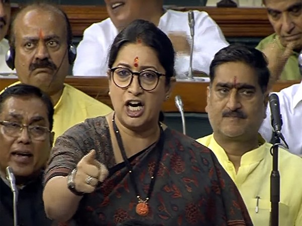 Union Minister Smriti Irani. (Photo/ANI)