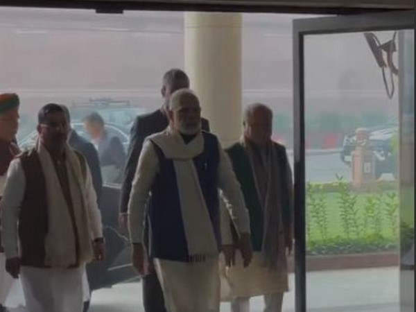 PM Narendra Modi arrives for BJP parliamentary party meeting (Photo/ANI)