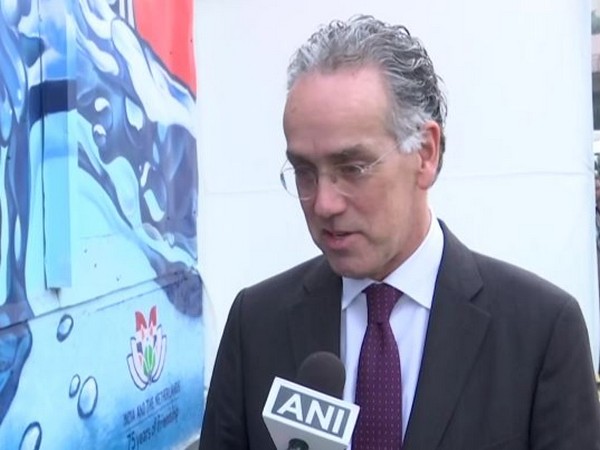 Paul Huijts, Netherlands Foreign Ministry Secretary-General speaking with ANI on Tuesday. (Photo: ANI)